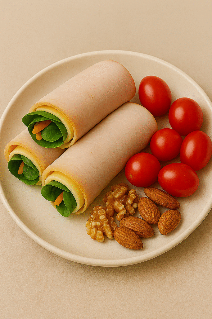 Turkey And Cheese Roll-Ups